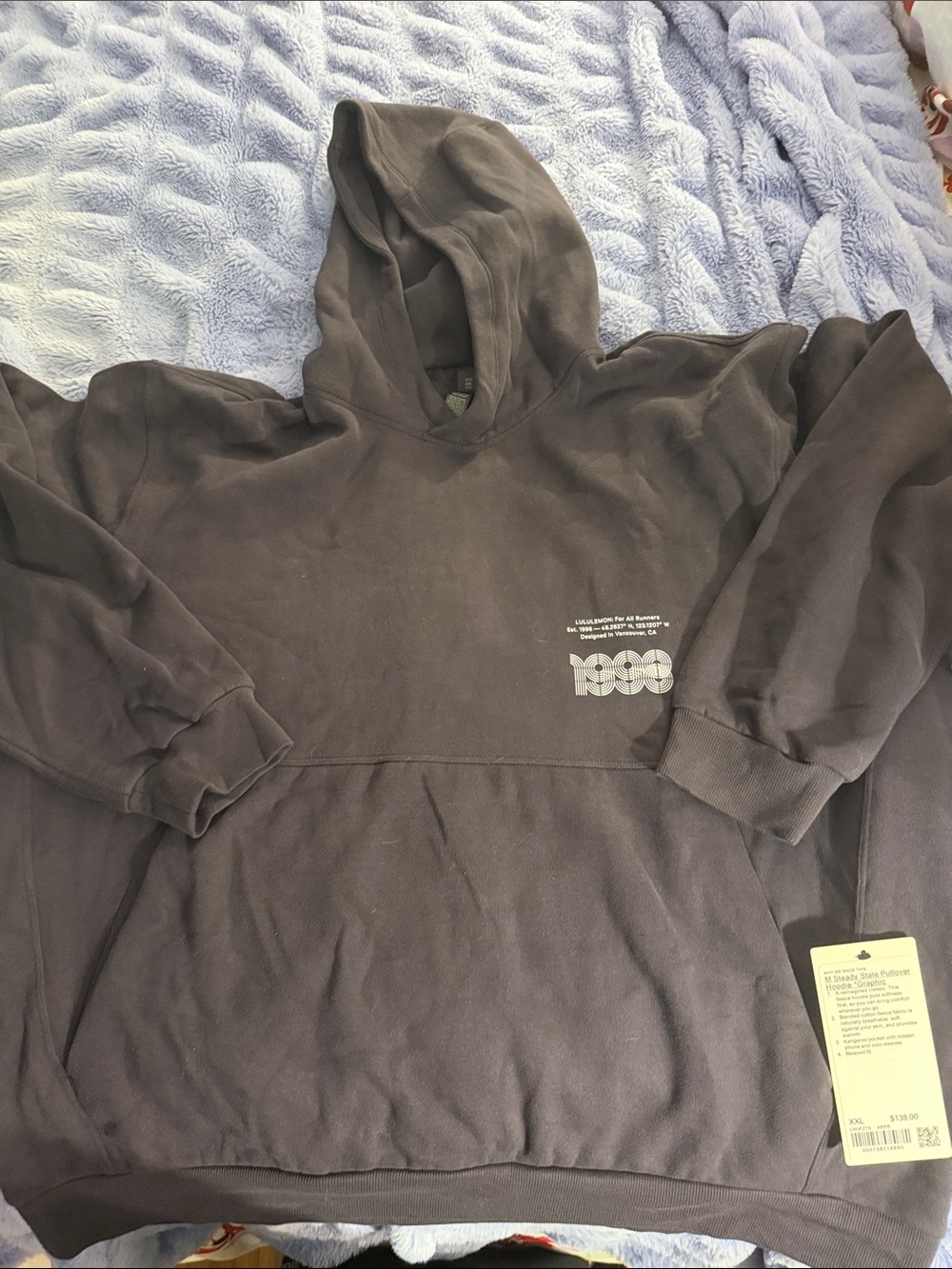 Women’s Lululemon Hooded Sweatshirt with Subtle Logo